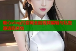 糖心vlog污官网全能视频编辑与私密邀请码体验