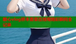 糖心vlog桥本香菜在线观精彩瞬间全记录
