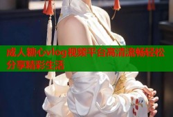 成人糖心vlog视频平台高清流畅轻松分享精彩生活