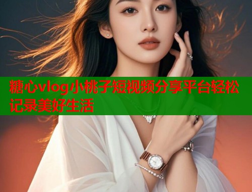 糖心vlog小桃子短视频分享平台轻松记录美好生活
