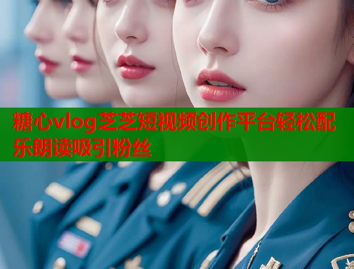 糖心vlog芝芝短视频创作平台轻松配乐朗读吸引粉丝