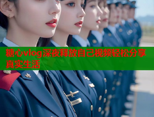 糖心vlog深夜释放自己视频轻松分享真实生活